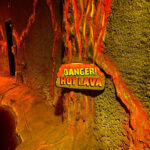 Warning Sign Indicating Hazardous Conditions Within Playing Area